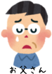 お父さん泣